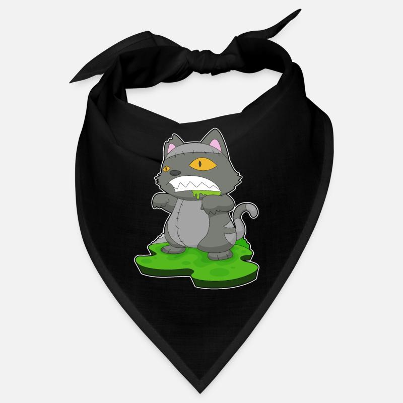 Chat Halloween Zombie Bandana