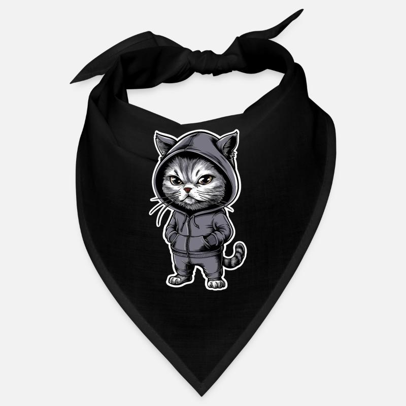 Chat en colère Chat Chat Bandana