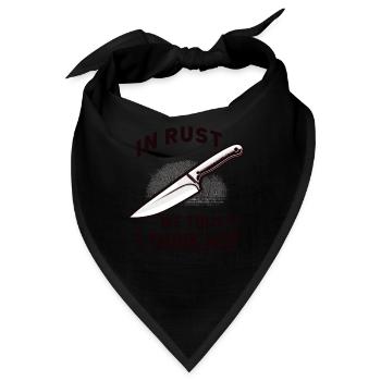 Knife Collector Knife Collection Hunting Fishing - Bandana - Schwarz - Vorne