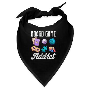 Brettspiel - Bandana - Schwarz - Vorne