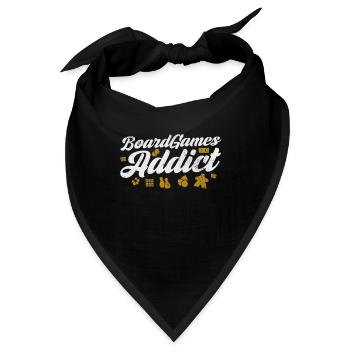 Brettspiel - Bandana - Schwarz - Vorne