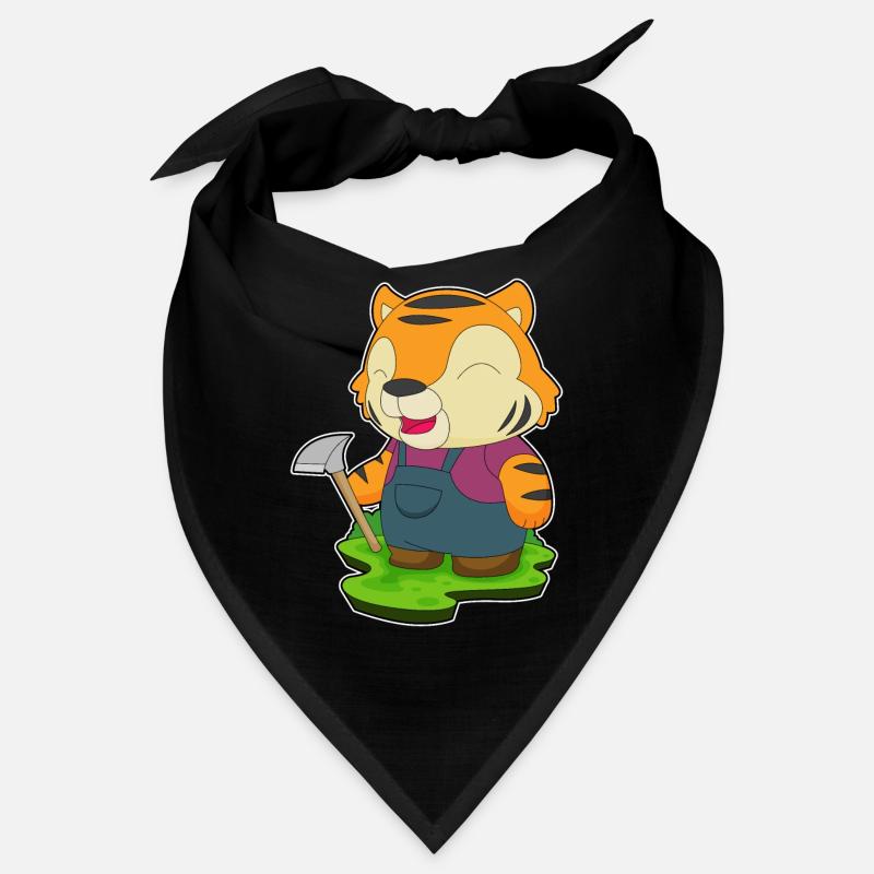 Mineur de tigre Exploitation minière à la pioche Bandana