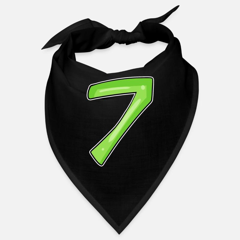 7 - seven green Bandana