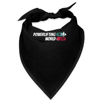 Powerlifting Powerlifter - Bandana - Schwarz - Vorne
