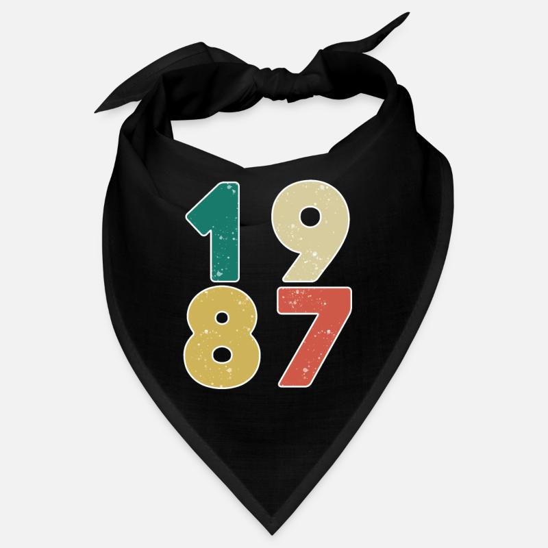 1987 - Né en 1987 - Construit en 1987 Bandana