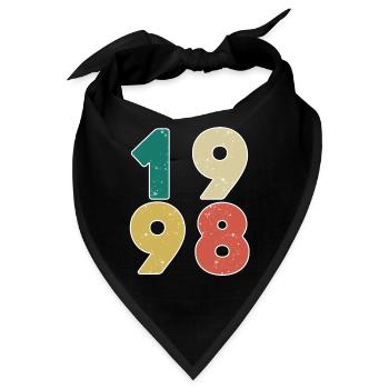 1998 - Jahrgang 1998 - Baujahr 1998 - Bandana - Schwarz - Vorne