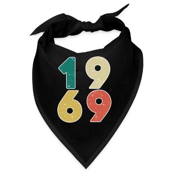 1969 - Jahrgang 1969 - Baujahr 1969 - Bandana - Schwarz - Vorne