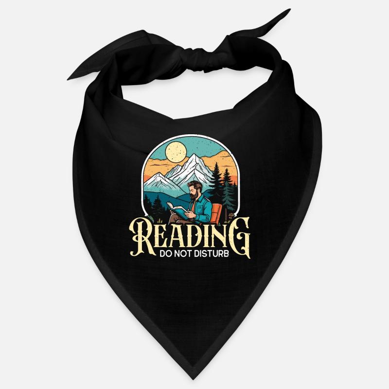 Reading Do Not Disturb Bookworm Literature Bookish Bandana