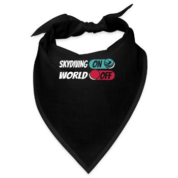 Fallschirmspringer Fallschirmspringen - Bandana - Schwarz - Vorne