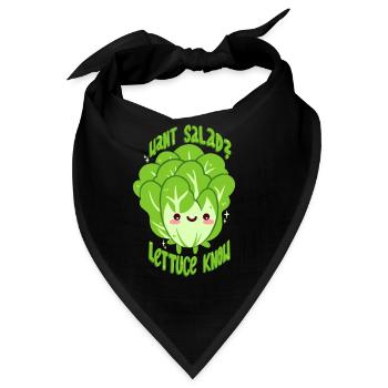 Salat - Bandana - Schwarz - Vorne