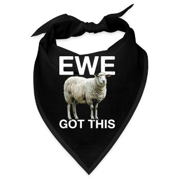 Ewe Got This - Bandana - Schwarz - Vorne