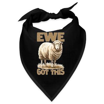 Ewe Got This 2 - Bandana - Schwarz - Vorne