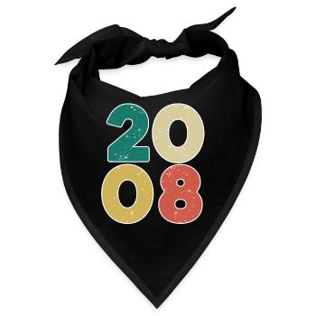 2008 - Jahrgang 2008 - Baujahr 2008 - Bandana - Schwarz - Vorne