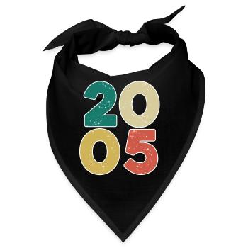 2005 - Jahrgang 2005 - Baujahr 2005 - Bandana - Schwarz - Vorne