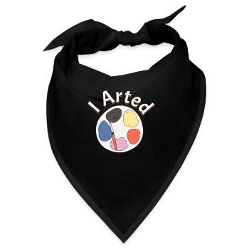 Skurrile Fart-witze Und Kunstzubehör - Bandana - Schwarz - Vorne