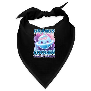 Uranus Uranus: Cooler als es klingt - Bandana - Schwarz - Vorne