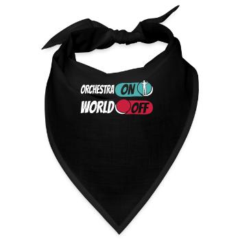 Orchester Orchestra On World Off - Bandana - Schwarz - Vorne