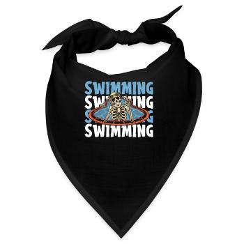 Schwimmen Schwimmer - Bandana - Schwarz - Vorne
