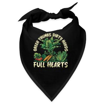 Garten biologischer Anbau Permaculture - Bandana - Schwarz - Vorne