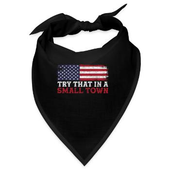 Country - Bandana - Schwarz - Vorne