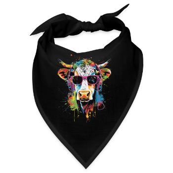 Irish Kuh - Bandana - Schwarz - Vorne