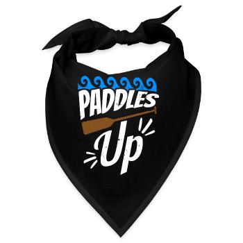 Lustiges Drachenboot-paddel - Bandana - Schwarz - Vorne
