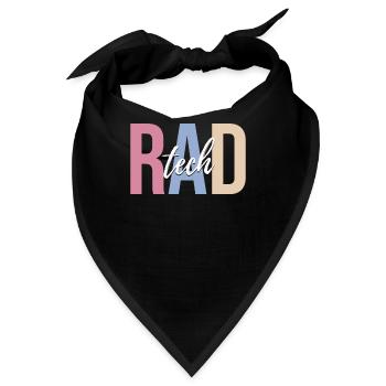 Radiologe Radiologie Nukleare Strahlung - Bandana - Schwarz - Vorne