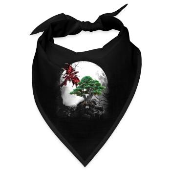 Drache Drachen Fabel Mittelalter Märchen Myth - Bandana - Schwarz - Vorne