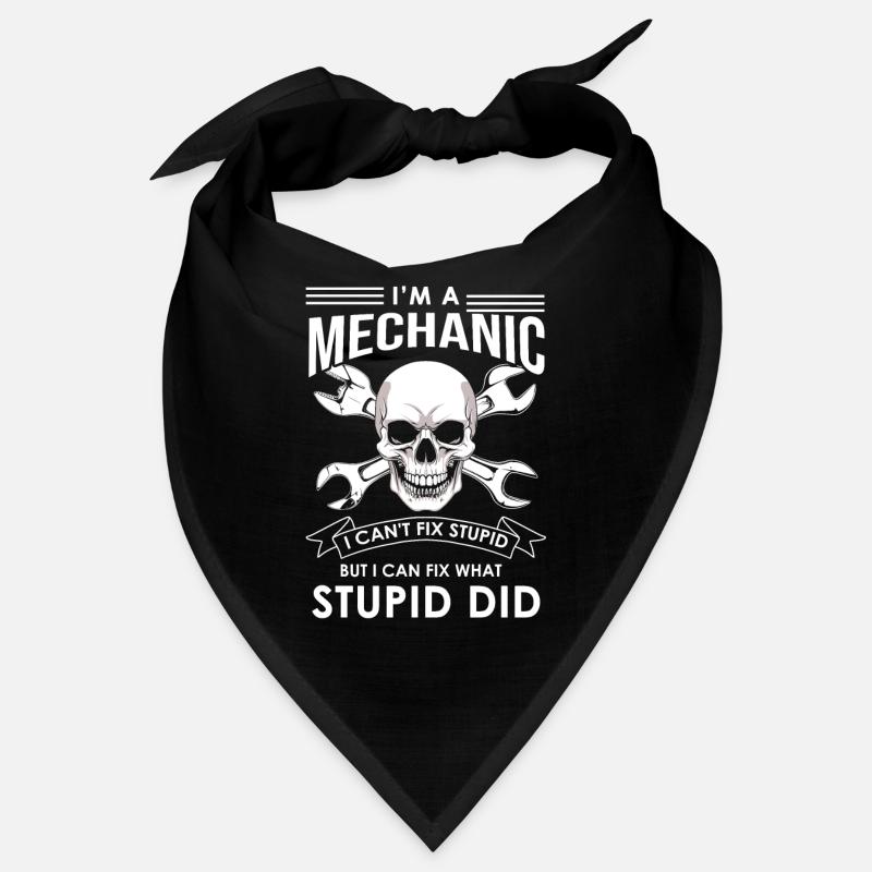 Car mechanic mechatronics technician screwdriver sayings Bandana