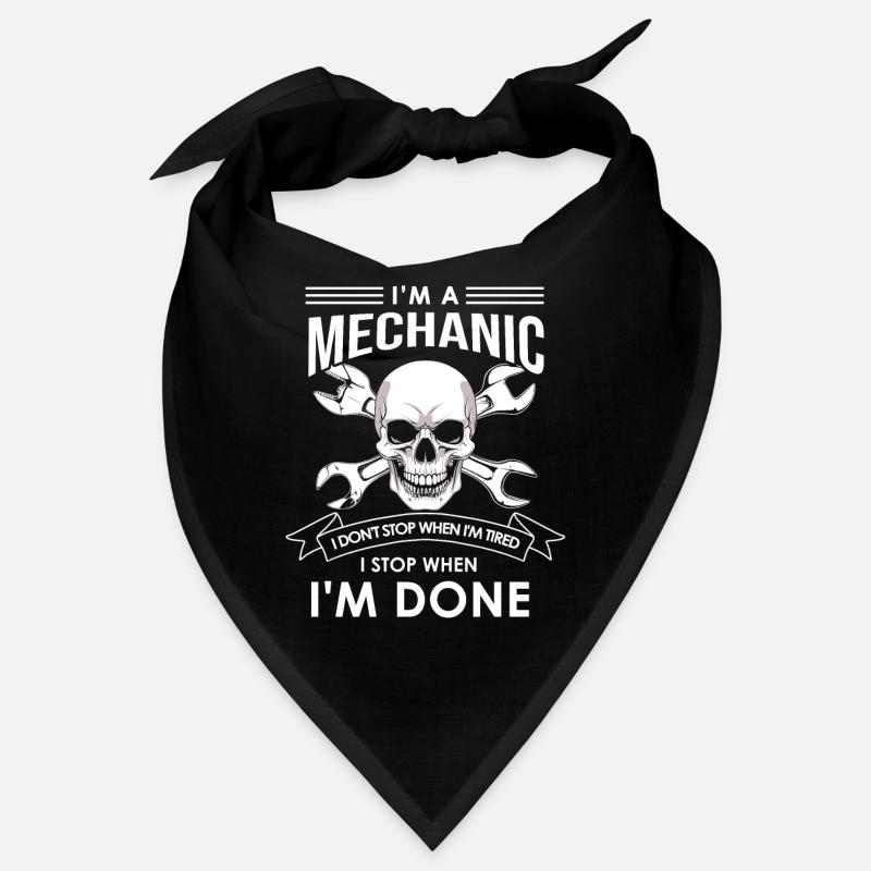 Car mechanic mechatronics technician screwdriver sayings Bandana