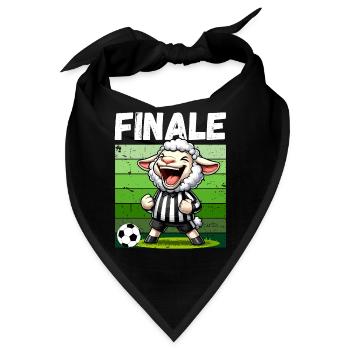 Fußball Finale Fußballfan Fußballspieler Lustig - Bandana - Schwarz - Vorne