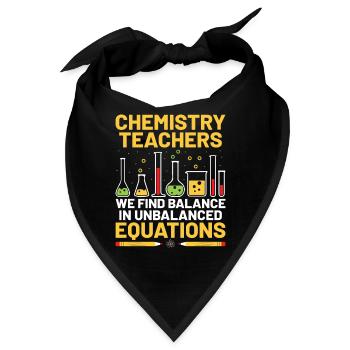 Naturwissenschaftliches Lehramt Lehramt Biologie Chemie P - Bandana - Schwarz - Vorne