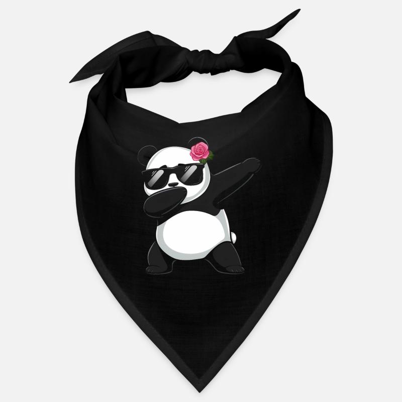 Panda Pandabär Lustig Bandana