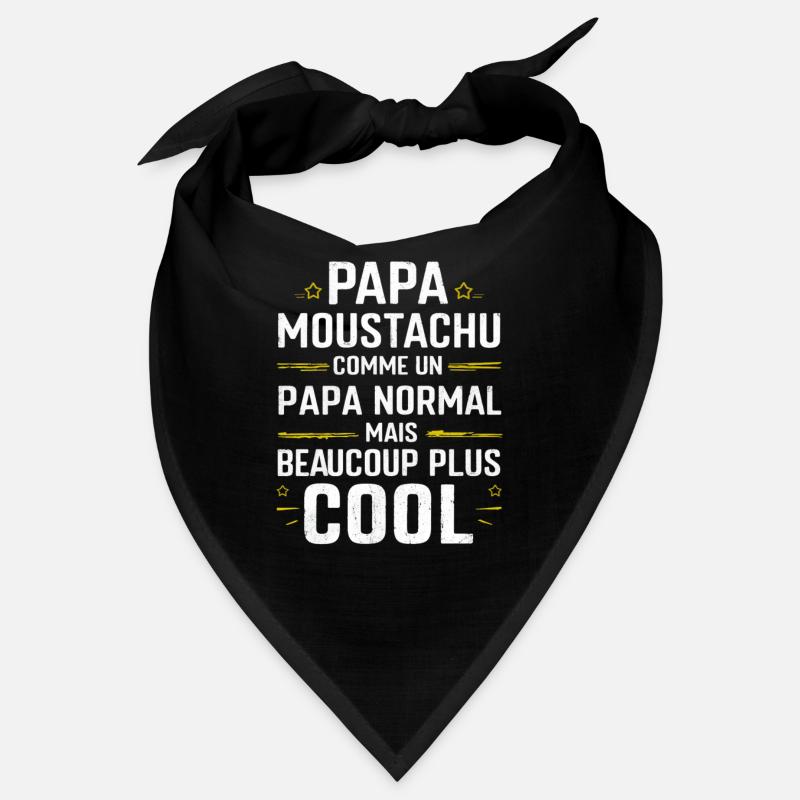 Father's Day Humor Moustached Dad Gift Bandana