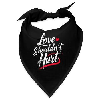 Sensibilisierung Für Häusliche Gewalt - Bandana - Schwarz - Vorne