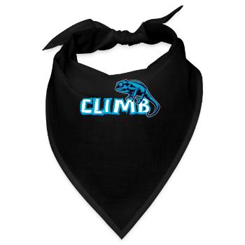Bouldern, Klettern, Freiklettern Chameleon Boulder - Bandana - Schwarz - Vorne