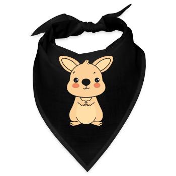 Wallaby - Bandana - Schwarz - Vorne
