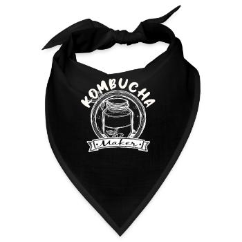Kombucha Maker Kombucha Tee liebhaber - Bandana - Schwarz - Vorne