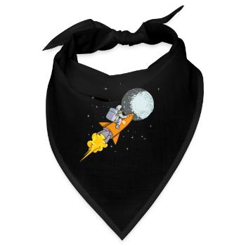 Bitcoin Kryptowährung BTC Crypto Trader - Bandana - Schwarz - Vorne