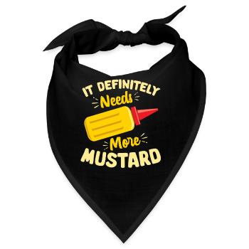 Senf Mustard - Bandana - Schwarz - Vorne