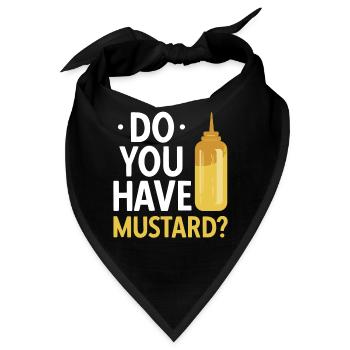 Senf Mustard - Bandana - Schwarz - Vorne