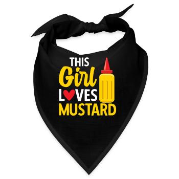 Senf Mustard - Bandana - Schwarz - Vorne