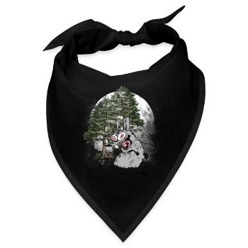 Waldbewohner Ratte Ratten Nagetier Halloween - Bandana - Schwarz - Vorne