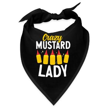 Senf Mustard - Bandana - Schwarz - Vorne