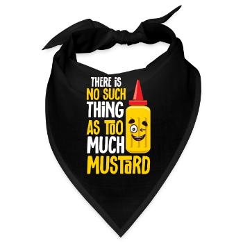 Senf Mustard - Bandana - Schwarz - Vorne