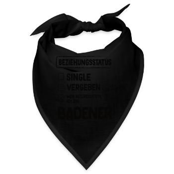 Badener Beziehungsstatus Badener Baden - Bandana - Schwarz - Vorne