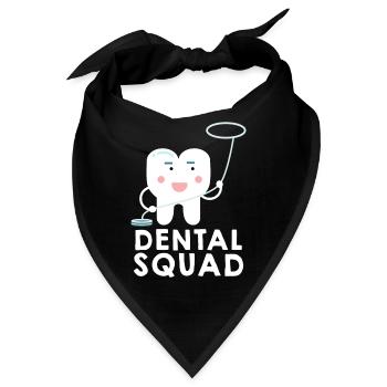 Dental Squad Dental Assistant Dentist Student - Bandana - Schwarz - Vorne