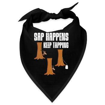 Saft passiert weiter Klopfen Ahornbaum Ahorn - Bandana - Schwarz - Vorne