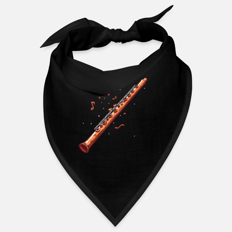 Flute Graphic Bandana