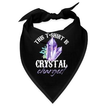 This Design In Crystal Charged Reiki Healer - Bandana - Schwarz - Vorne
